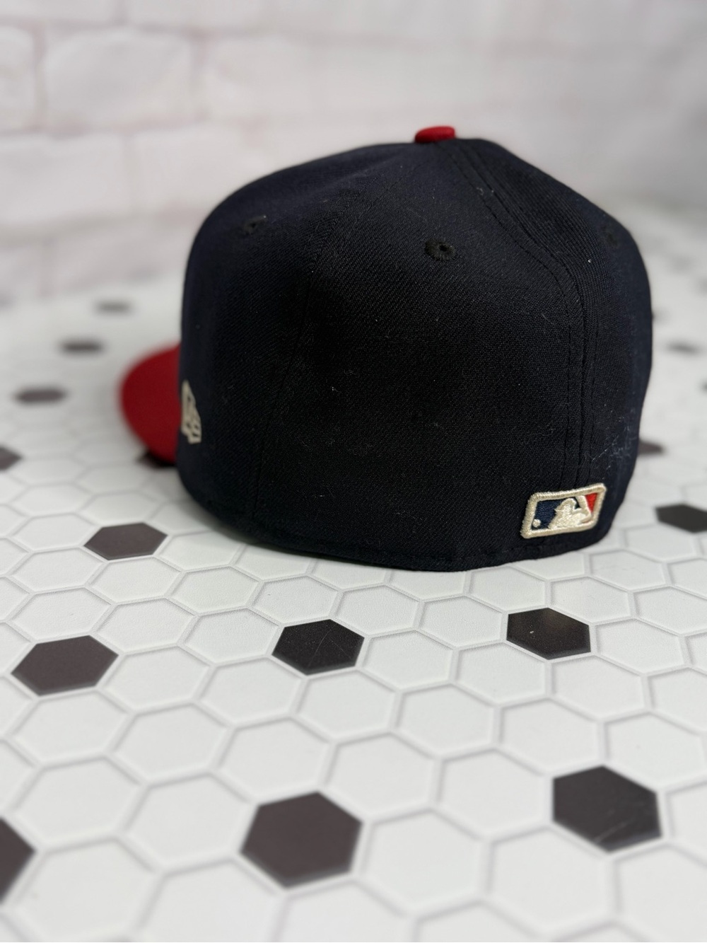 New Era St. Louis Cardinals 59FIFTY Fitted Hat Navy Red MLB Cap Size 7 - Picture 3 of 6